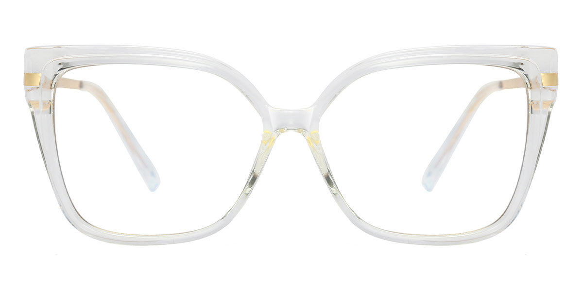 Clear - Square Glasses - Sarah