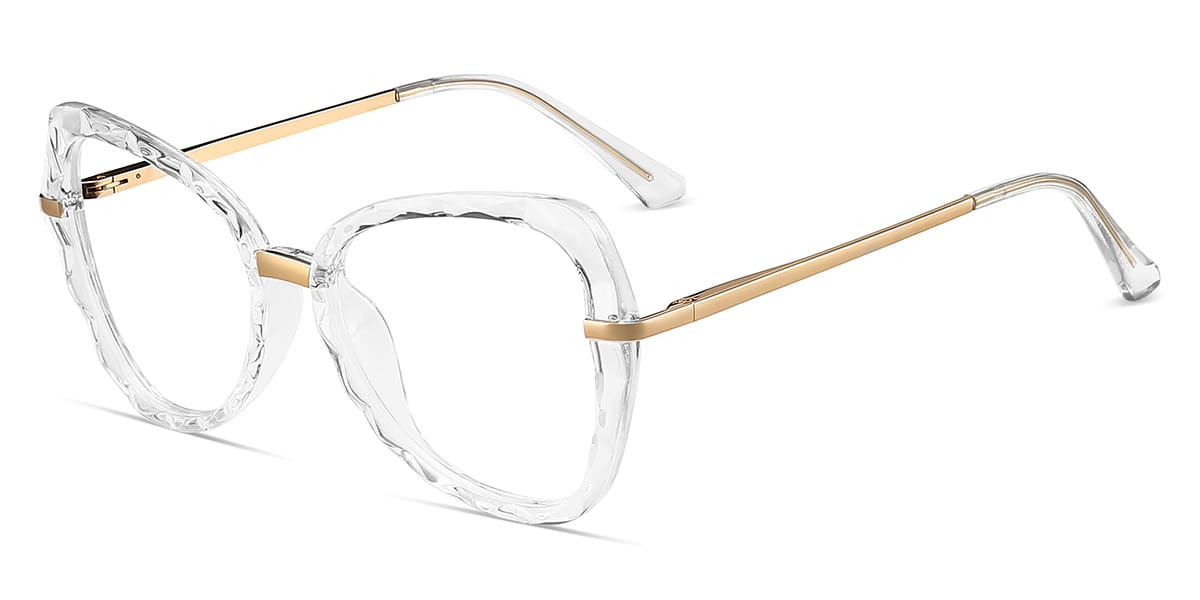 Transparent - Cat eye Glasses - Rasa