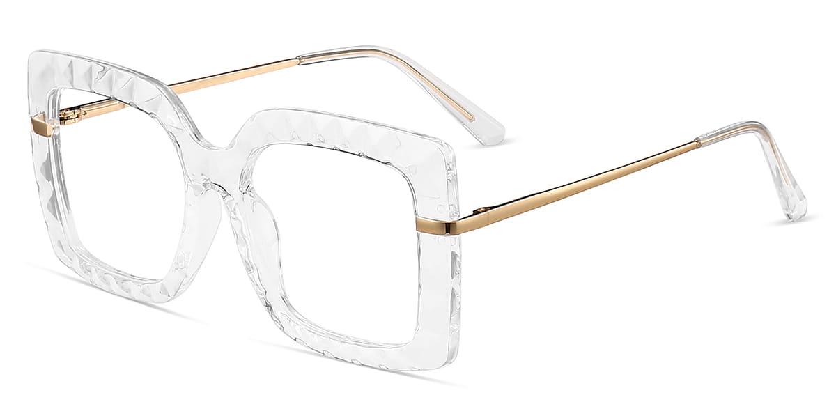Transparent Aroa - Square Glasses