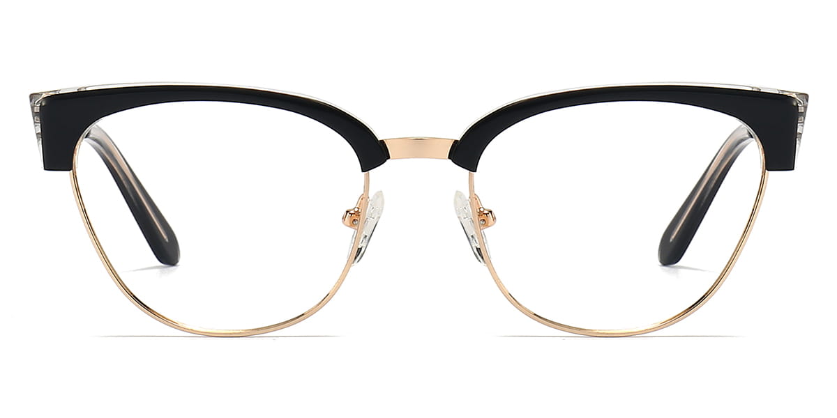 Black - Oval Glasses - Kalindi