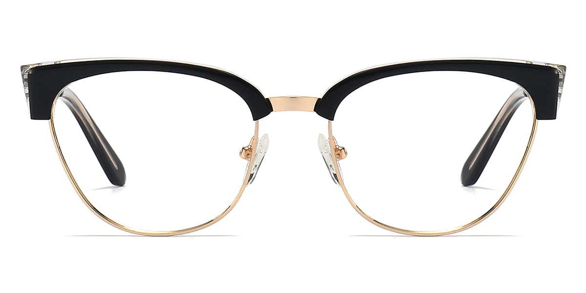 Black Kalindi - Oval Glasses