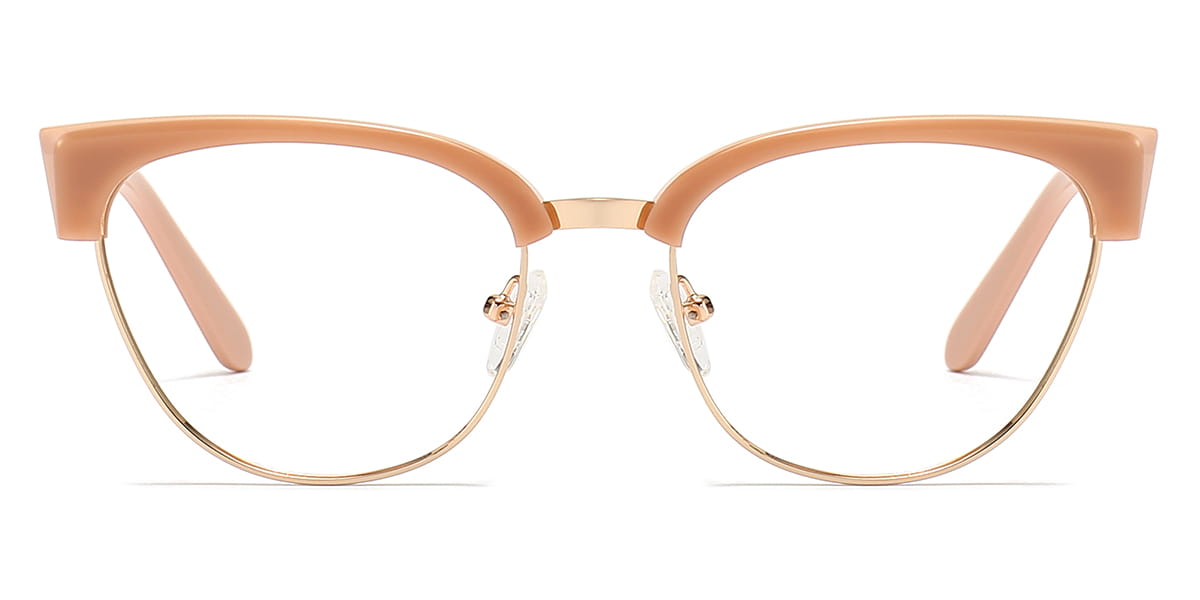 Orange - Oval Glasses - Kalindi