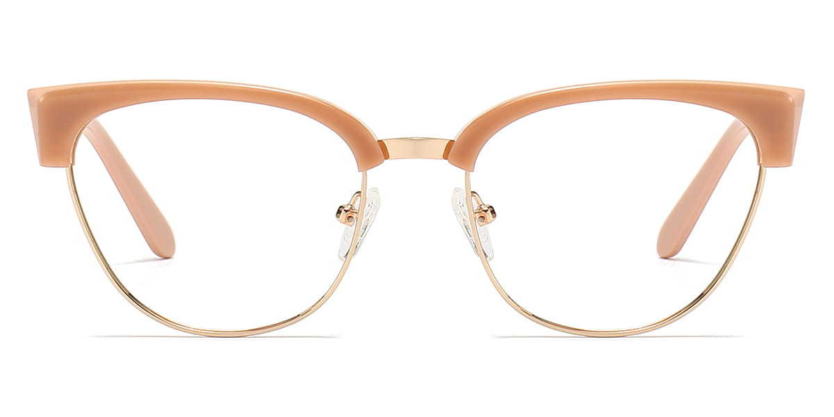 Orange Kalindi - Oval Glasses