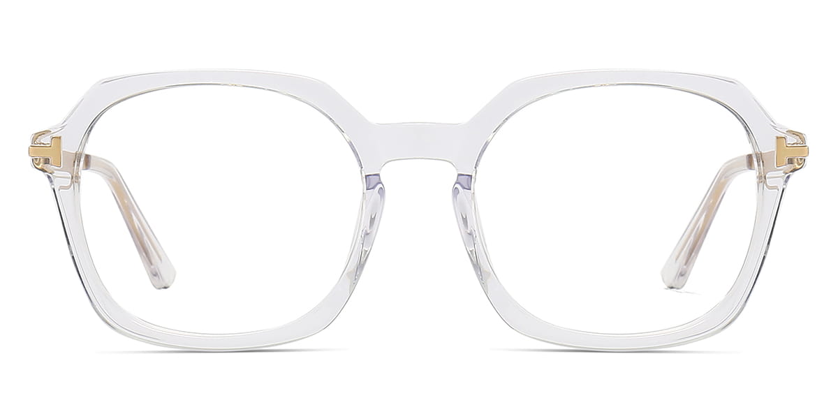 Transparent - Square Glasses - Haruko