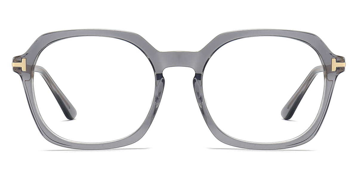 Grey Haruko - Square Glasses