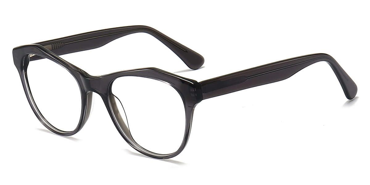 Tortoiseshell Grey - Cat eye Glasses - Anala