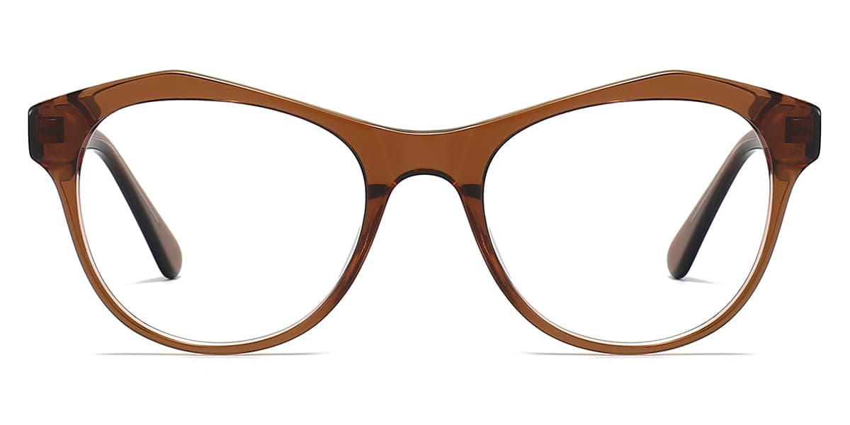 Tortoiseshell Brown - Cat eye Glasses - Anala