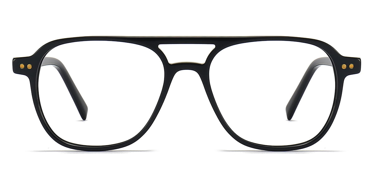 Black - Aviator Glasses - Agostina