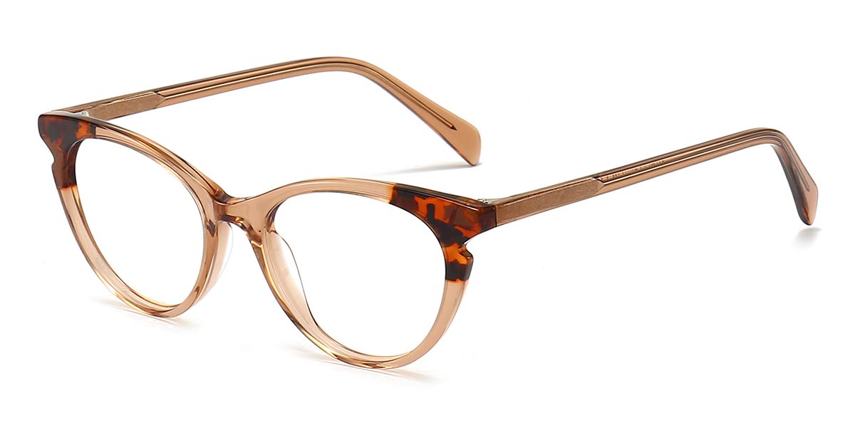 Brown Corisande - Oval Glasses