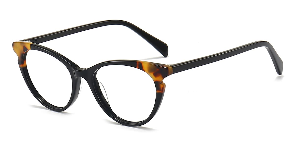 Black - Oval Glasses - Corisande