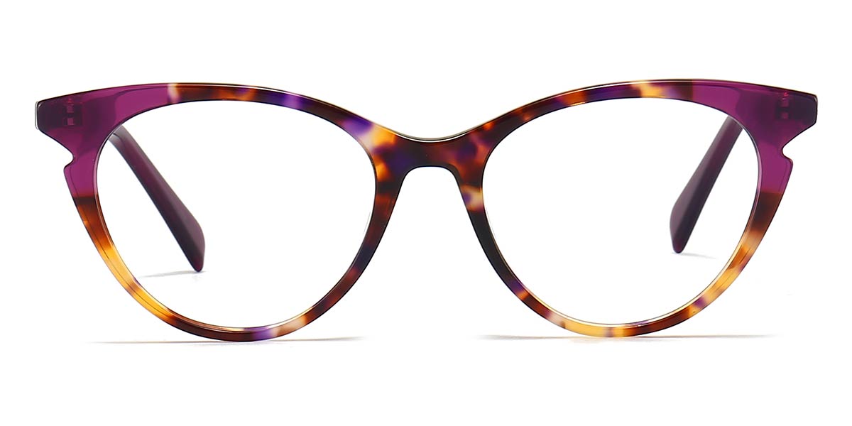 Purple - Oval Glasses - Corisande