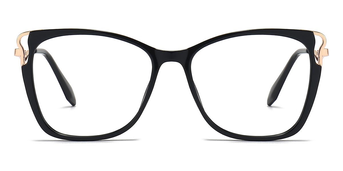 Black - Cat eye Glasses - Aphra