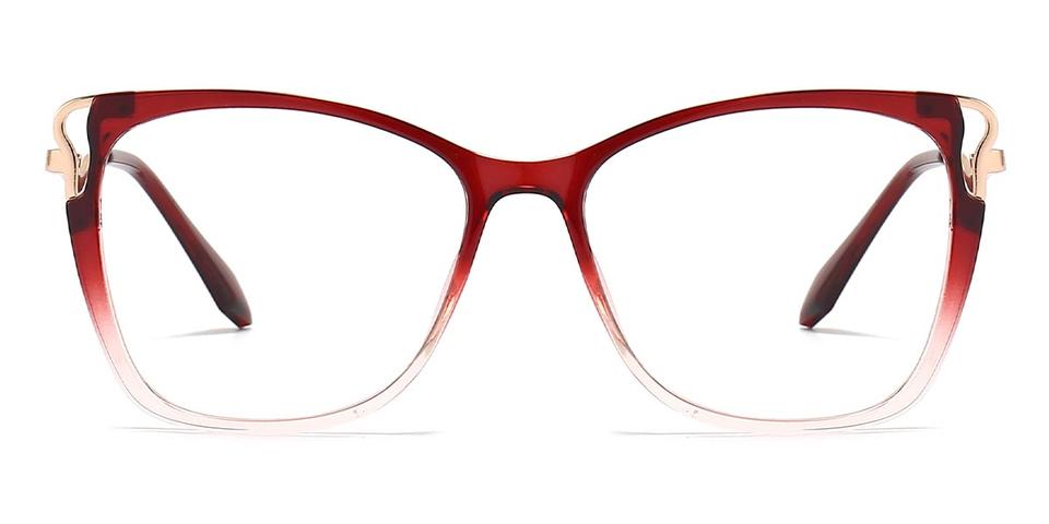 Clear Wine Aphra - Cat Eye Glasses
