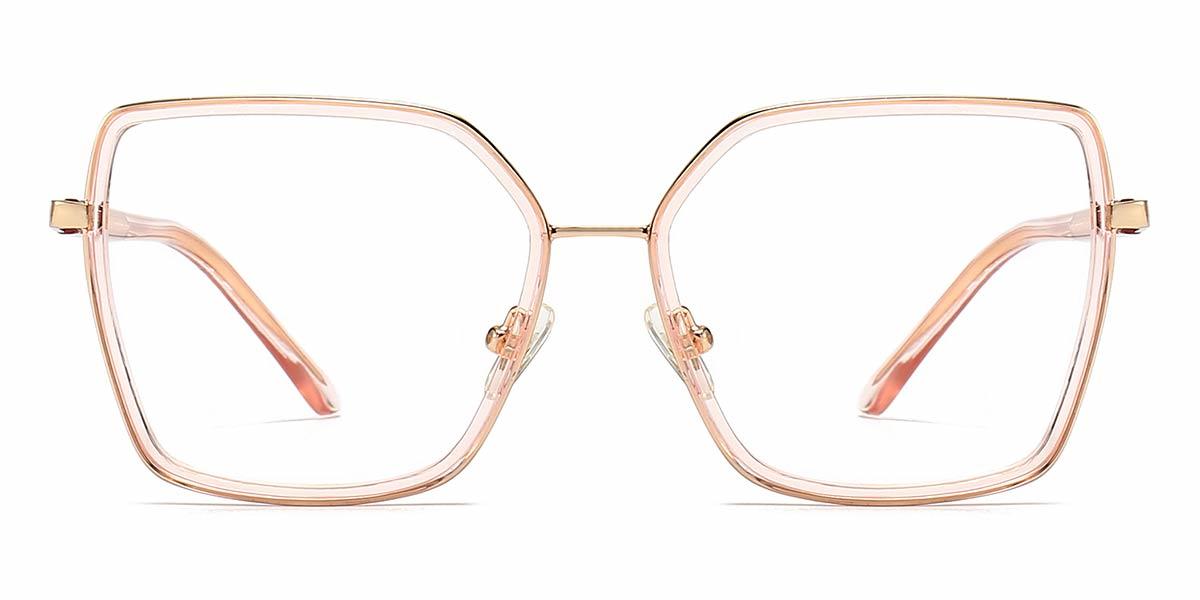 Light Pink Minda - Square Glasses
