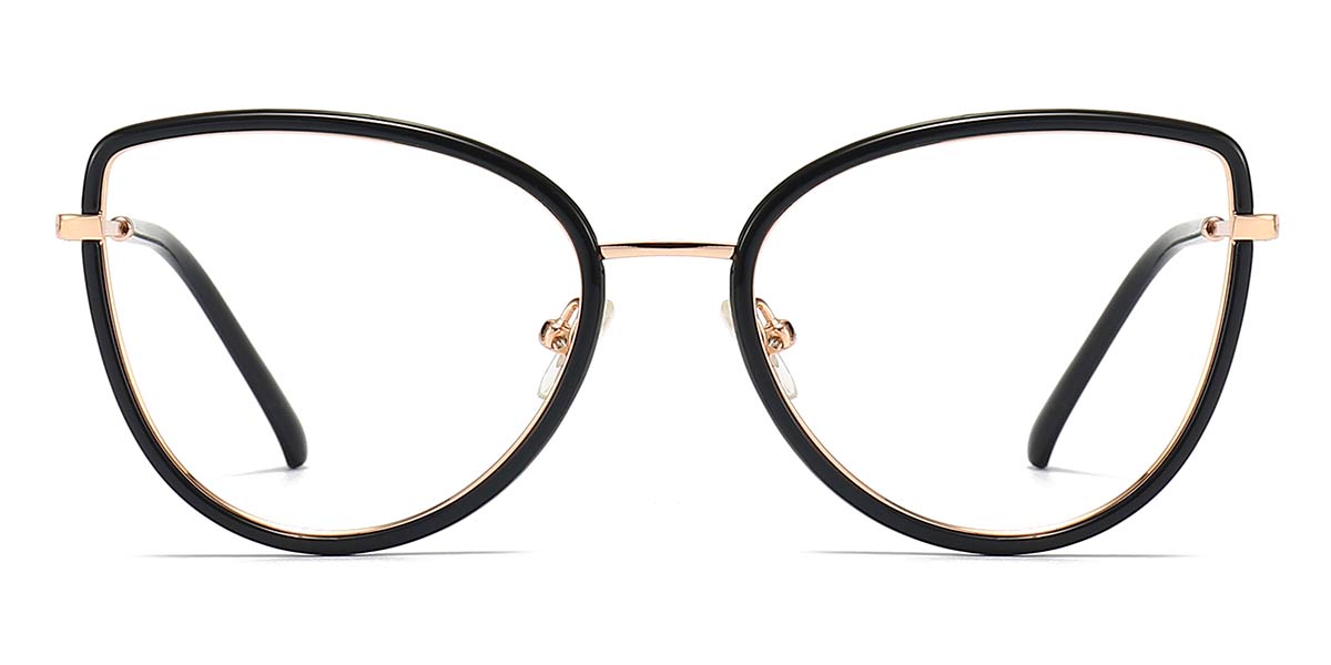 Black - Cat eye Glasses - Kimbry
