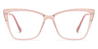 Rose Pink Lachesis - Cat Eye Glasses