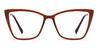 Cinnamon Lachesis - Cat Eye Glasses
