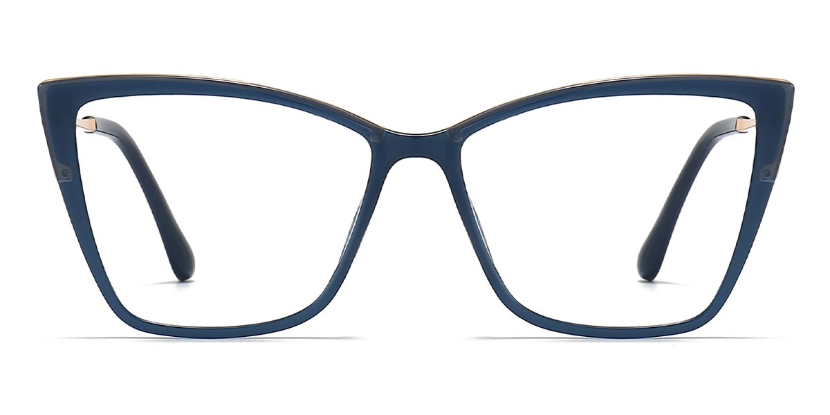 Blue - Cat eye Glasses - Lachesis