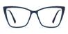 Admiral Blue Lachesis - Cat Eye Glasses