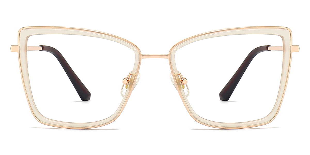 Clear Anzu - Square Glasses