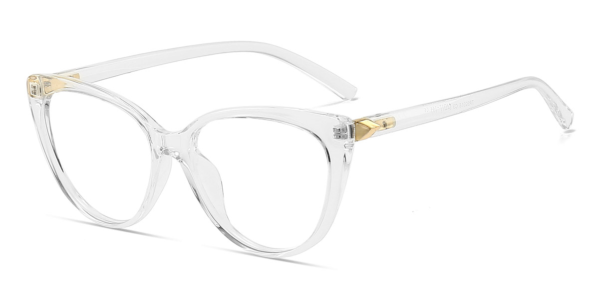 Transparent - Cat eye Glasses - Crisanta