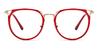 Red Amaliaa - Round Glasses