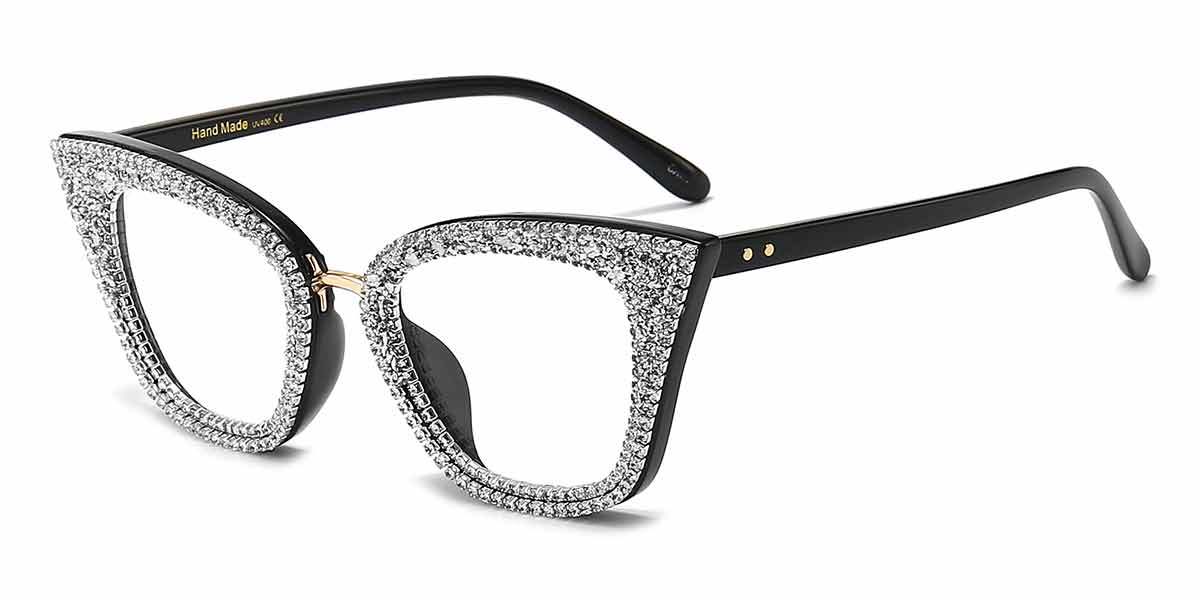 Black Giada - Cat Eye Glasses
