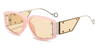 Pink Pearl - Rectangle Sunglasses