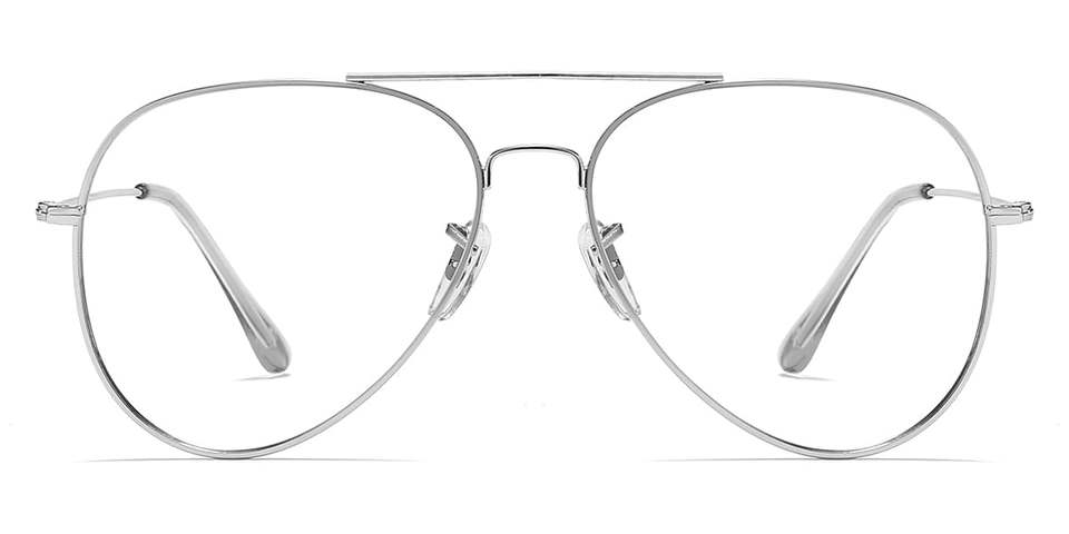 Silver Maverick - Aviator Glasses