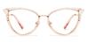 Light Pink Paraskeve - Cat Eye Glasses