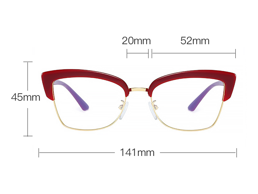 Zyanya Cat Eye Pink Glasses For Women Lensmart Online