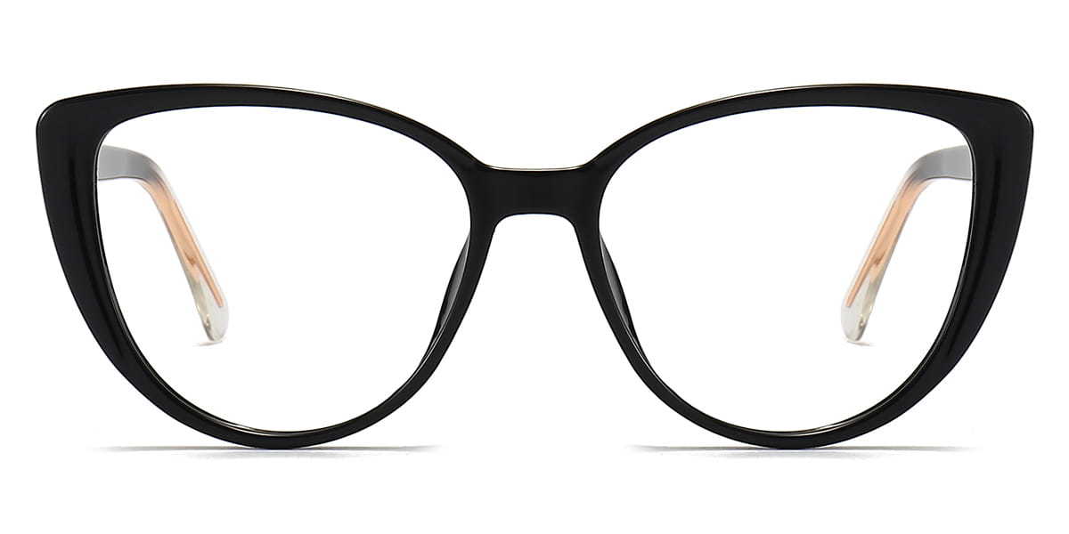 Black Eithne - Oval Glasses