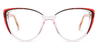 Red Eithne - Oval Glasses