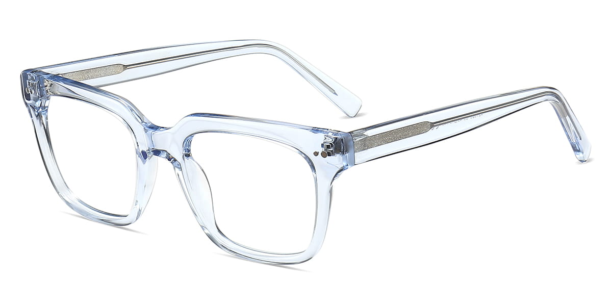 Transparent Mabry - Square Glasses
