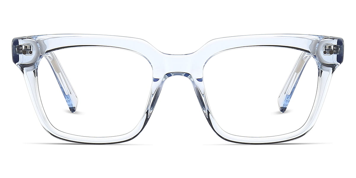 Transparent Mabry - Square Glasses
