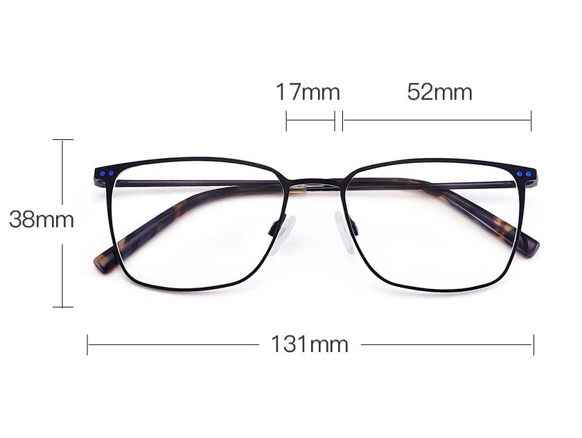 Scholar - Rectangle Black Eyeglasses For Men | Lensmart Online