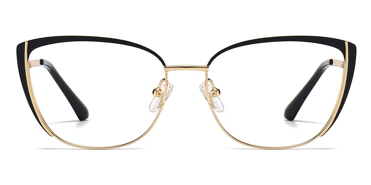 Black Gold Emery - Cat Eye Glasses