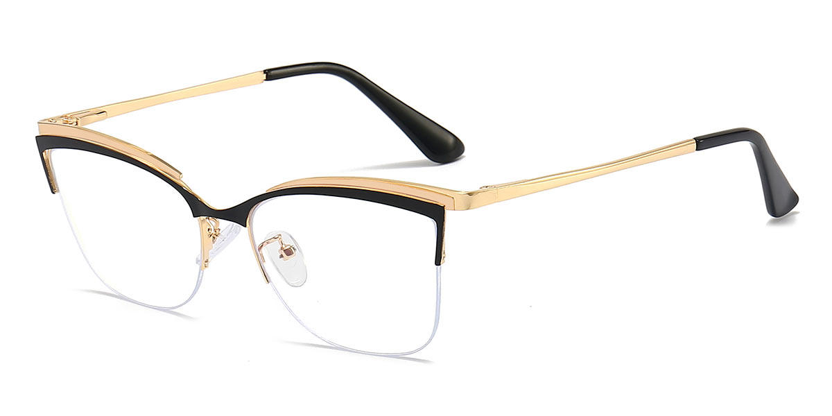 Black Hailey - Cat Eye Glasses