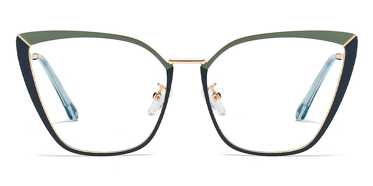 Green - Cat eye Glasses - Kennedy