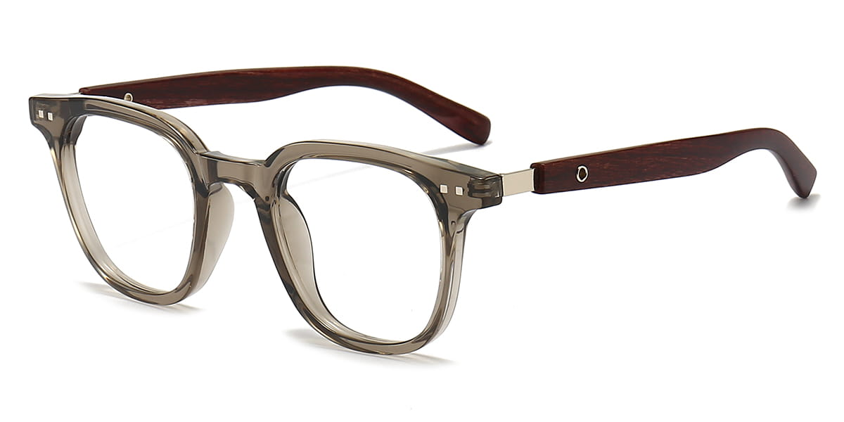 Grey - Square Glasses - Cooper