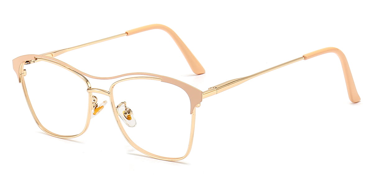 Nude Pink - Cat eye Glasses - Brielle