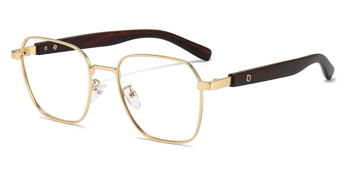 Gold Declan - Square Glasses