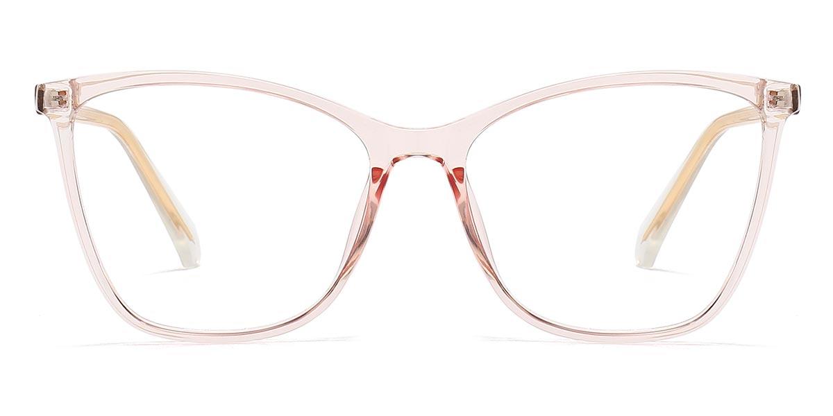 Light Pink Ligeia - Rectangle Glasses