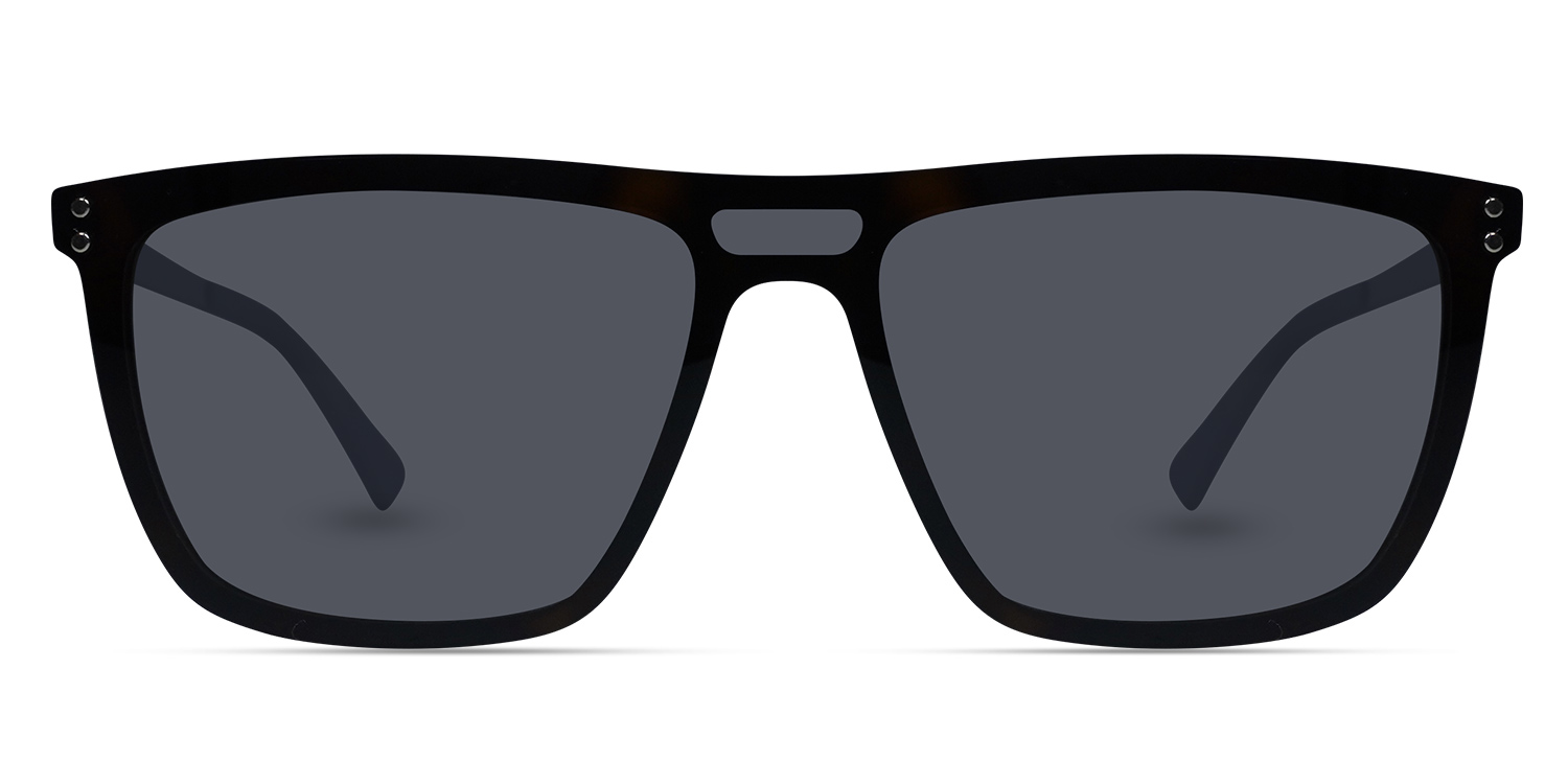 Tortoiseshell Grovere - Aviator Clip-On Sunglasses