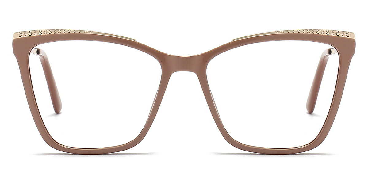 Khaki Waylon - Cat Eye Glasses