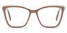 Khaki Waylon - Cat Eye Glasses