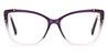 Purple Piper - Square Glasses