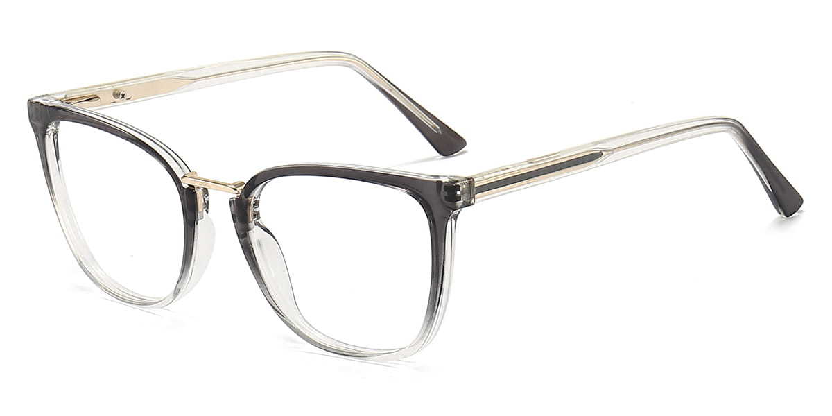 Gradient Grey Evan - Square Glasses