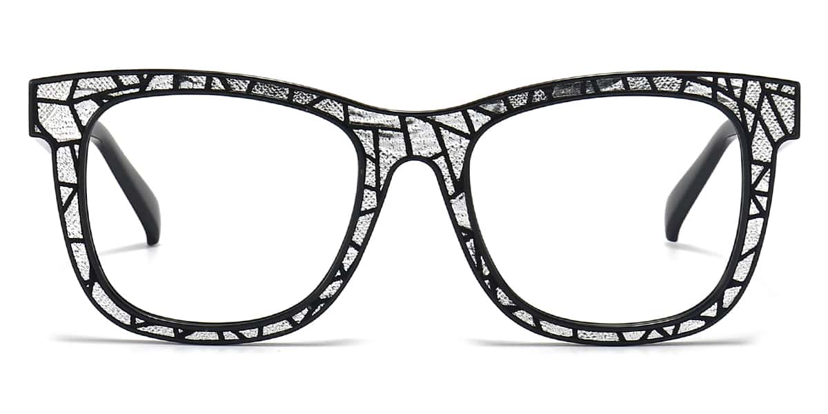Silver - Square Glasses - Micah