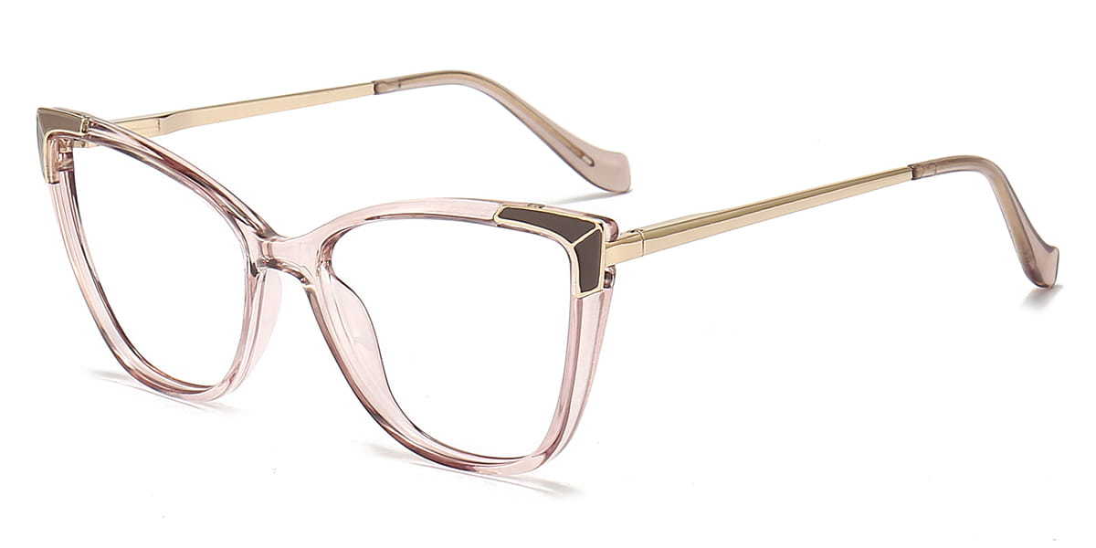 Transparent Purple Karter - Cat Eye Glasses